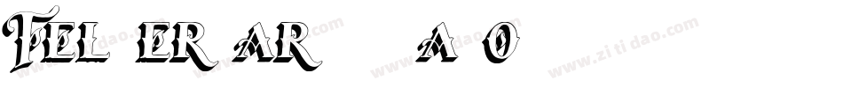 Feldercarb Shadow2字体转换